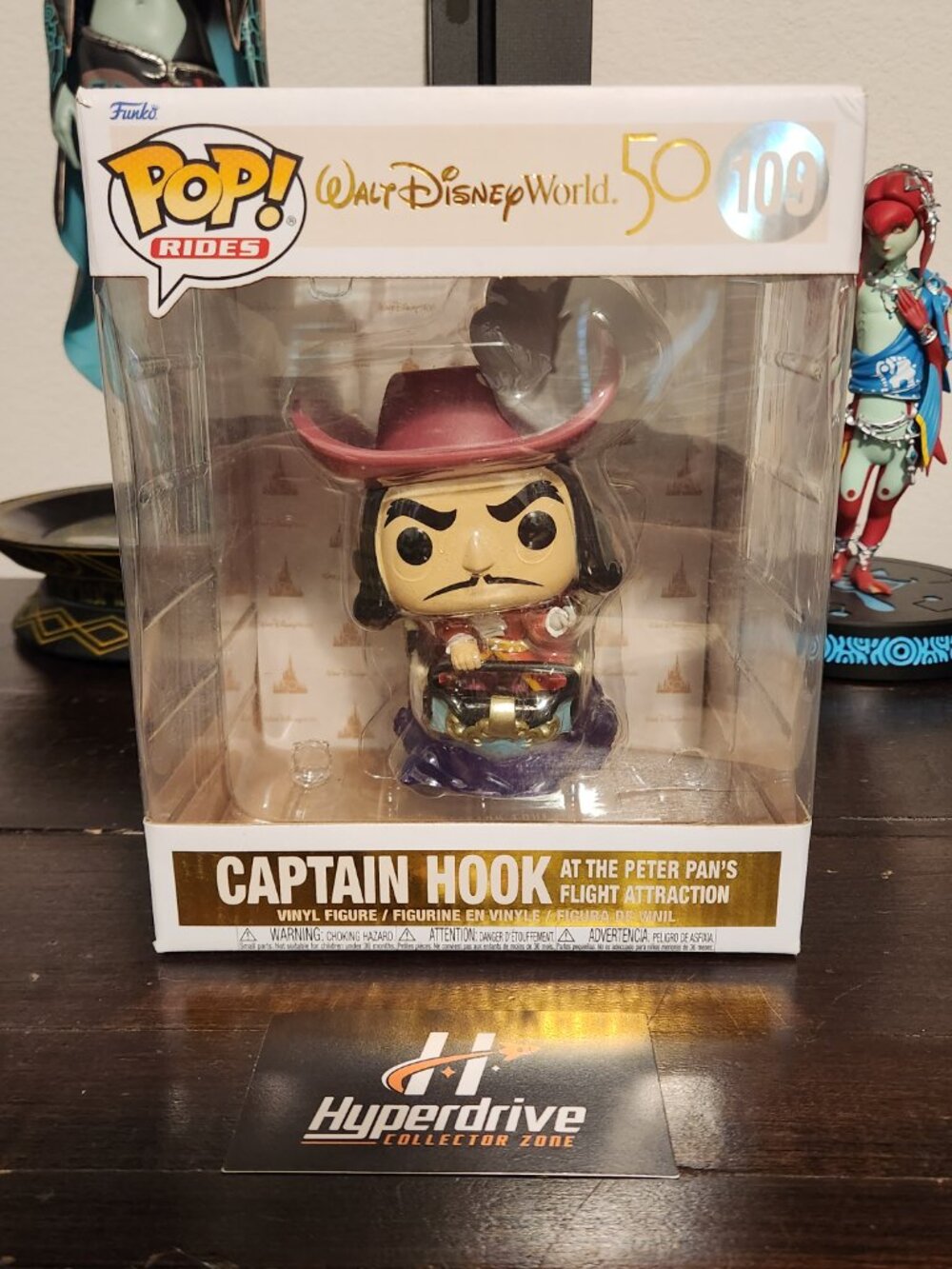 Disney Captain Hook at the Peter Pan's Flight Attraction Funko PoP Vinyl Figure